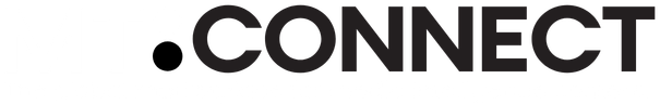 MT Connect White Black Logo with Tagline